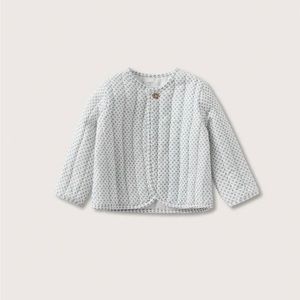 NWT Mango baby printed quilted jacket